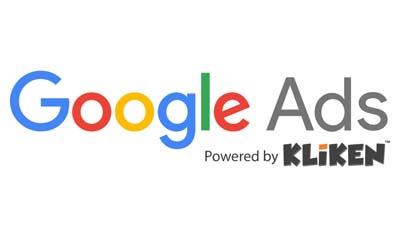 Google Ads powered by Kliken logo.